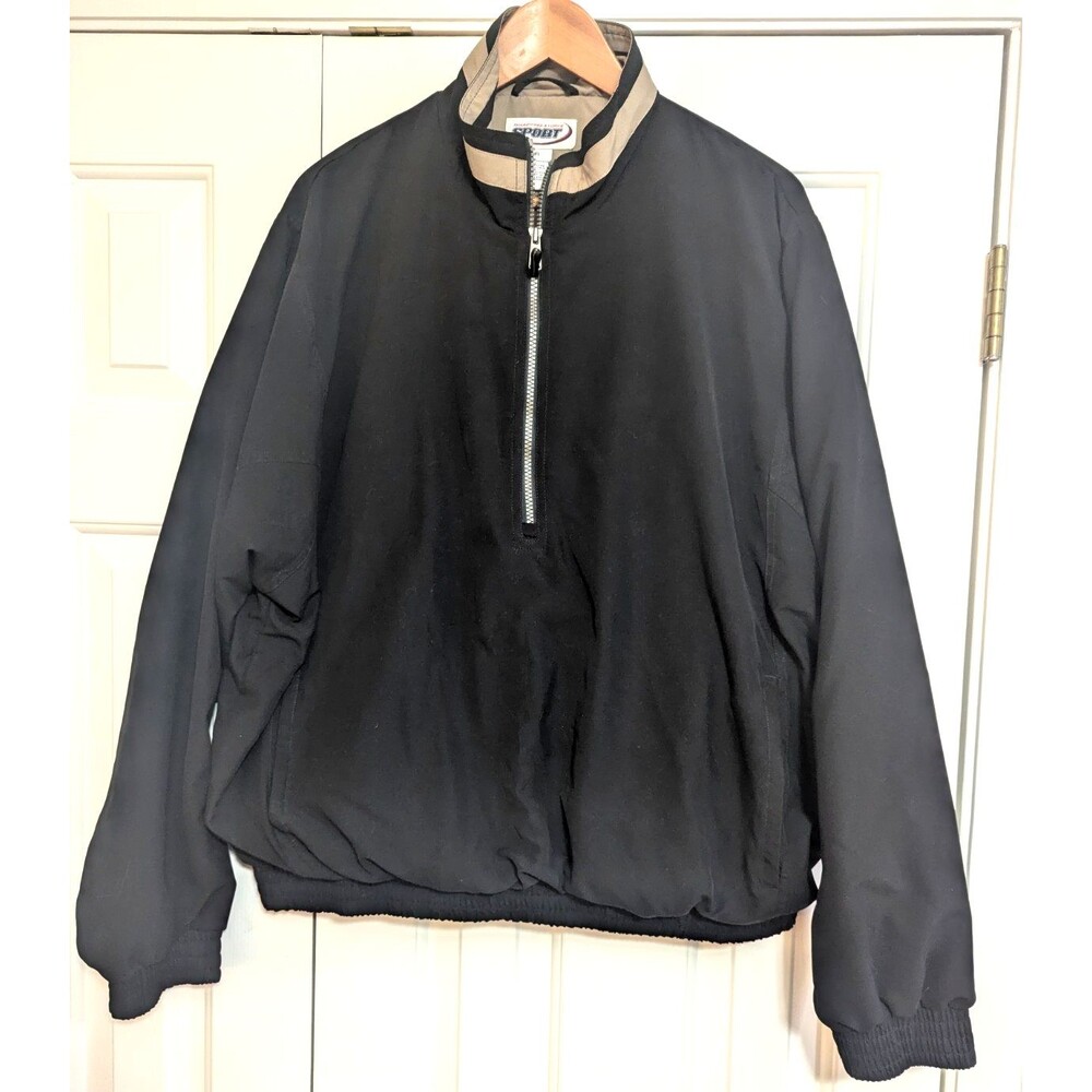 VTG Roundtree & Yorke Sport Men's 1/2 Zip Pullover XL Black